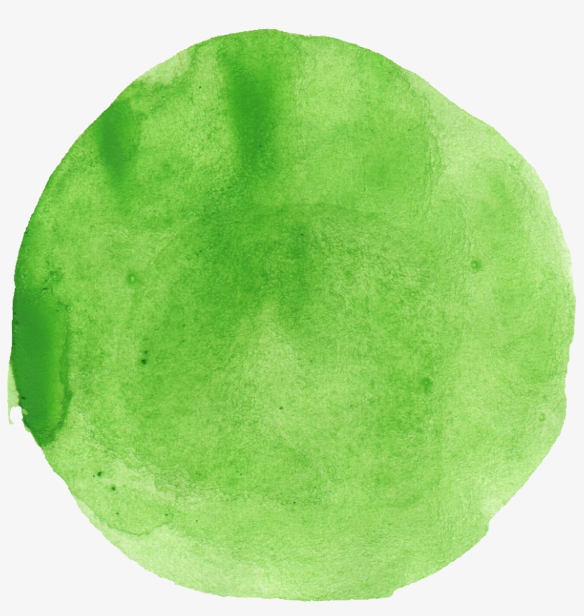 Free Download - Green Watercolor Circle Transparent, transparent png #97172