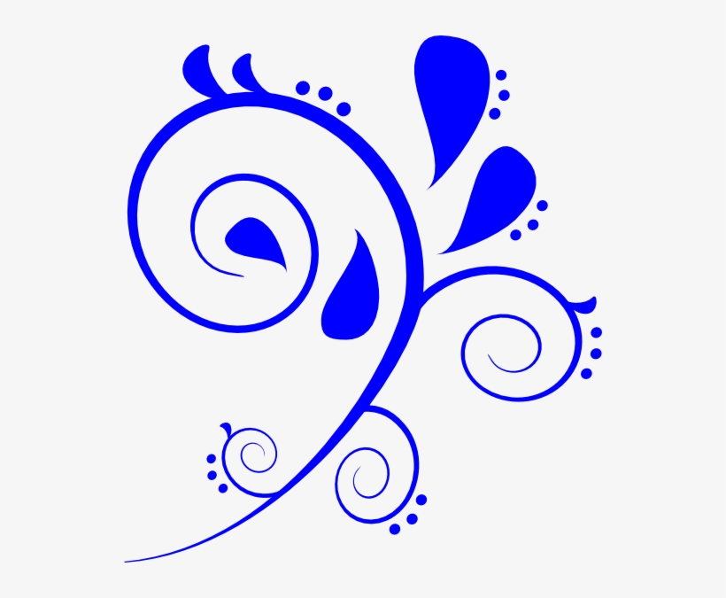 Swirl Designs Png Free Download Best Swirl Designs - Royal Blue Png Design, transparent png #97173