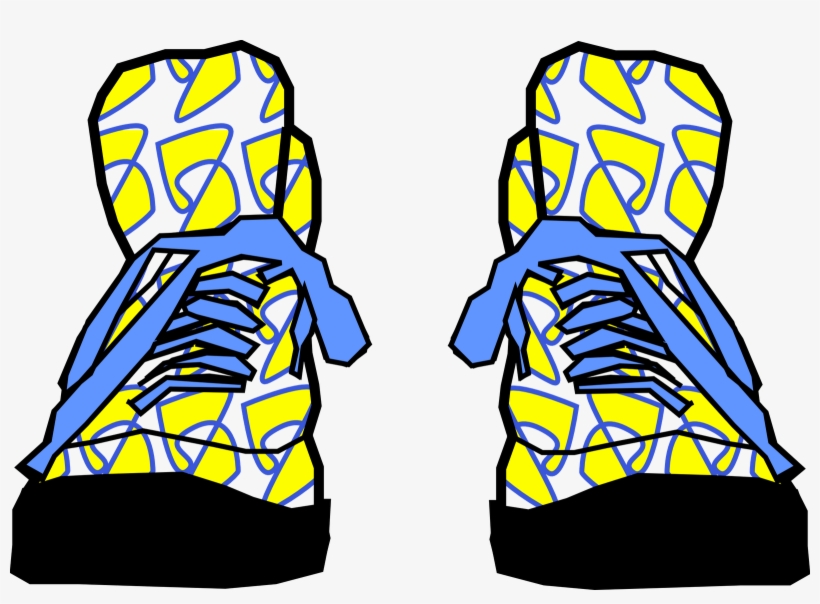 Png Library Library Sneakers Pair Shoe Free On Dumielauxepices - Sneakers Clip Art, transparent png #97174