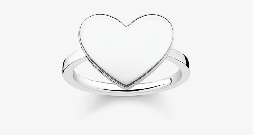 Rings Made From Sterling Silver - Thomas Sabo Engravable Ring For Women, Sterling Silver, transparent png #97342