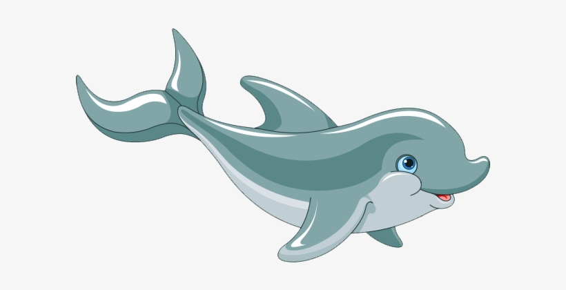 Dolphin Png Hd Png Image - Dolphin Cartoon Png, transparent png #97343