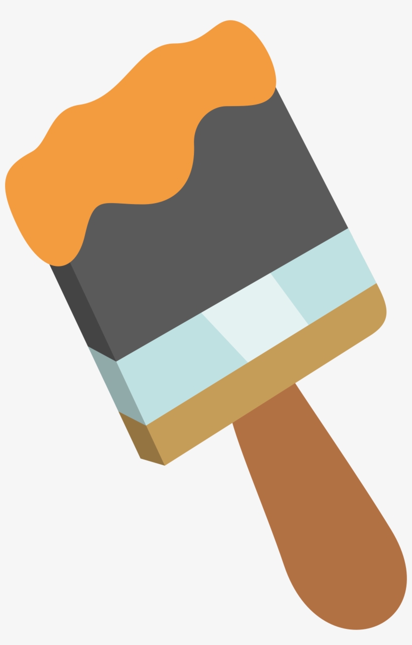Free Icons Png - Paint Brush Vector Png, transparent png #97542