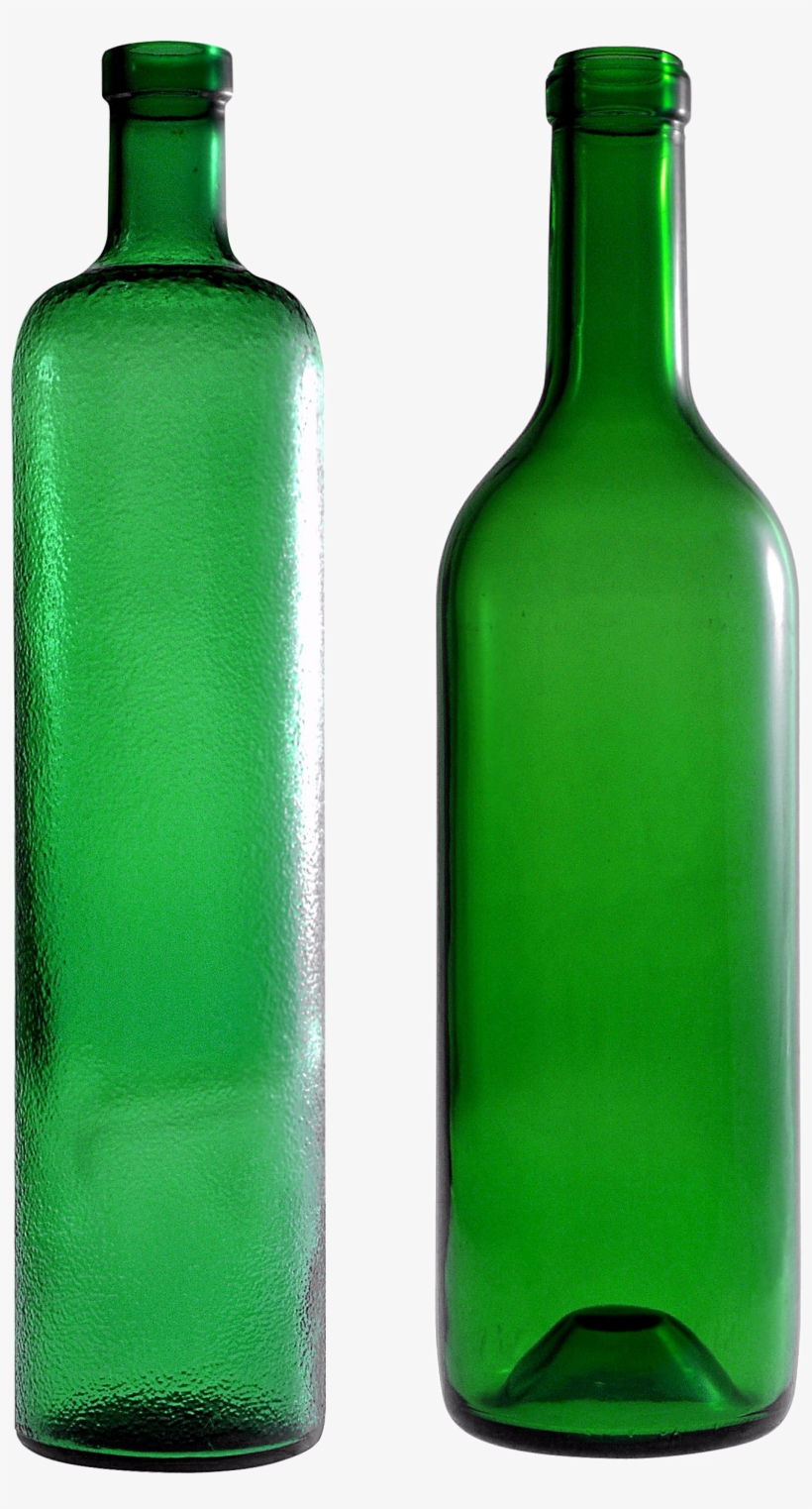 Empty Green Glass Bottle Png Image - Empty Beer Bottles Png, transparent png #97607