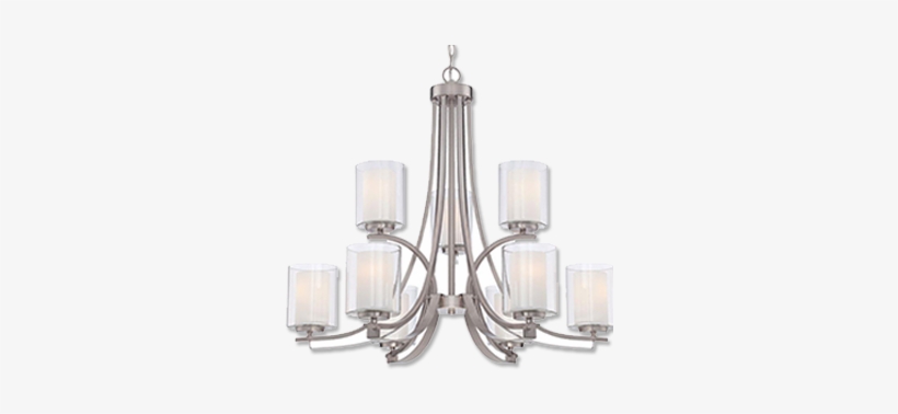 Transitional Style - Minka Lavery-4109-84-parsons Studio - Nine Light Chandelier, transparent png #97809