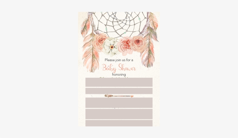 Error Message - Pink Bohemian Baby Shower, transparent png #97979