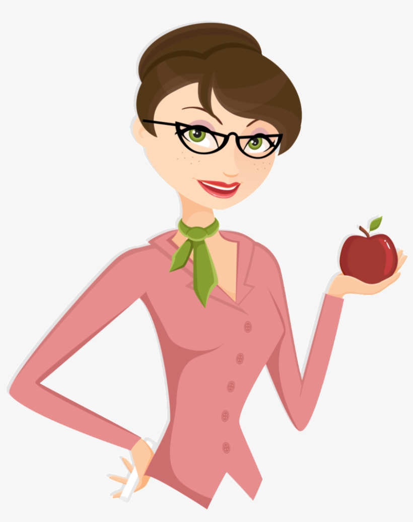 Teacher Png File Girl Teacher Cartoon Png Free Transparent PNG