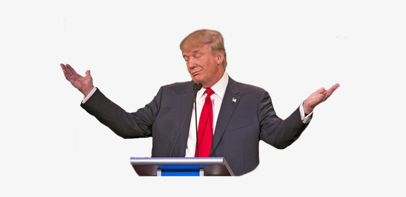 Donald Trump Transparent Image - Confused Transparent, transparent png #98654