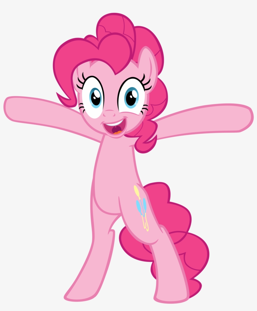 Pinkie Pie Wanna Hug You By Lazy Joe-d52lvr6 - Mlp Pony Standing Up, transparent png #98677
