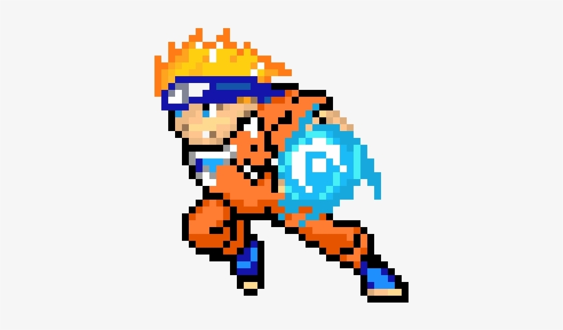 Naruto Resengon - Naruto Pixel Art, transparent png #98701
