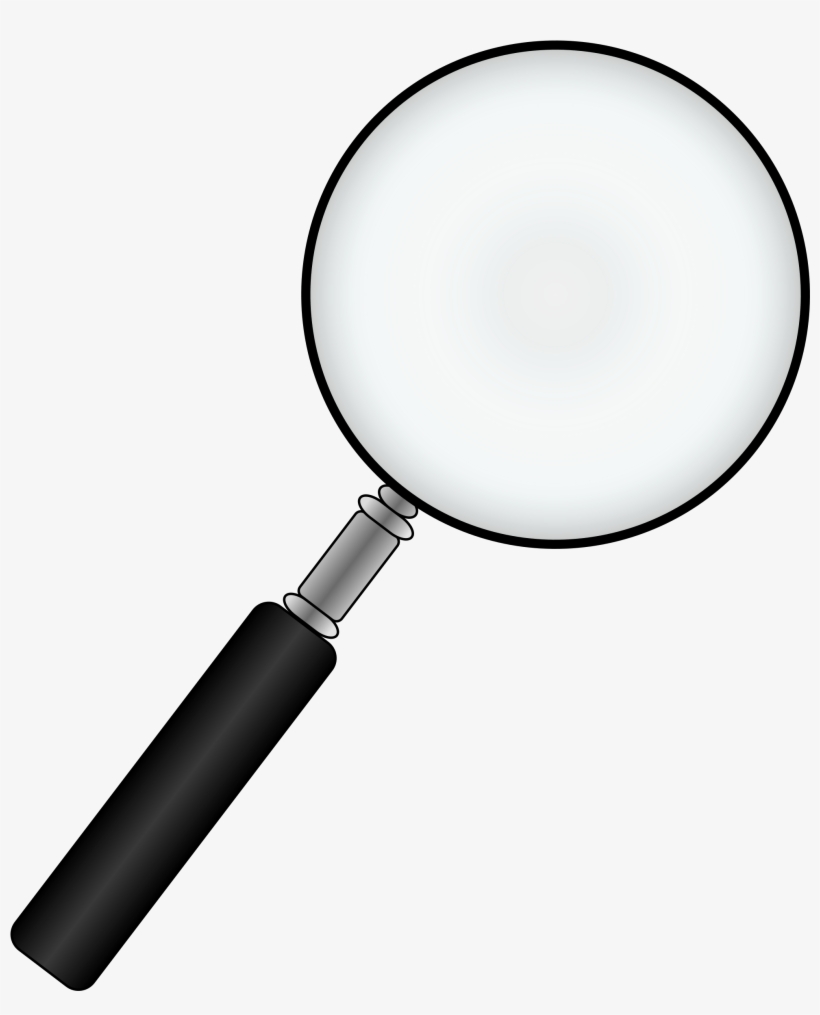 Black Magnifying Glass Art Png - Magnifying Glass Transparent Png, transparent png #98857