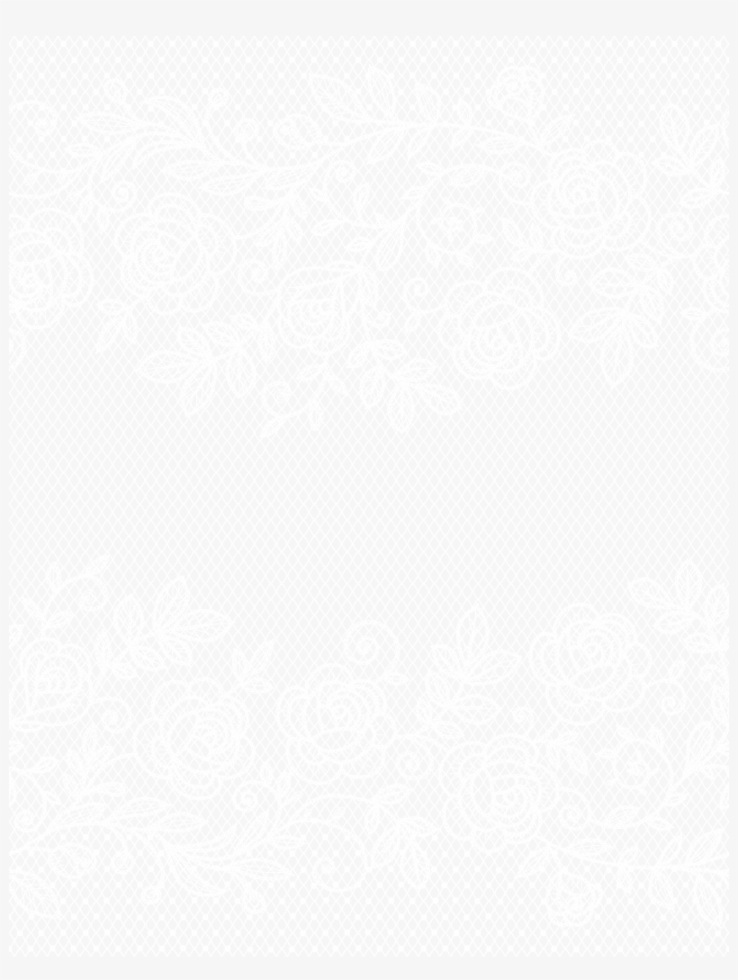 Transparent Lace With Roses Png Clip Art Image - Transparent Background Lace Png, transparent png #98925
