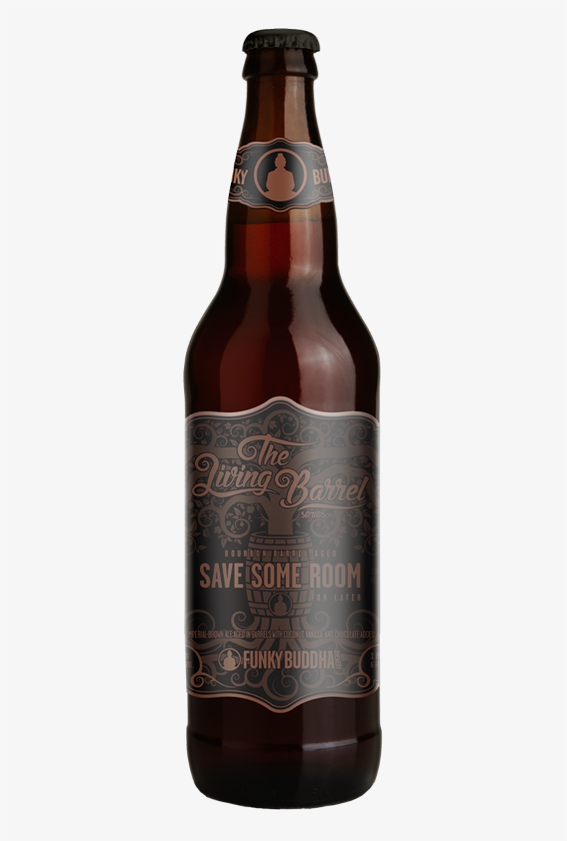 Fbb Save Some Room For Later Bottle Mock 22oz Web - Love Below Funky Buddha, transparent png #99102