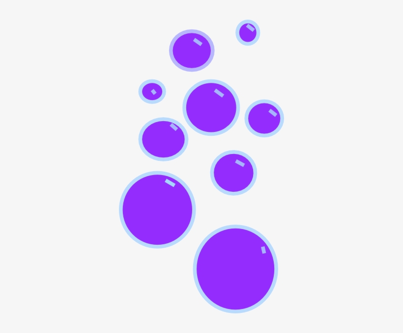 Pastel Colored Bubbles Clipart Cliparts And Others - Clip Art Purple Bubbles, transparent png #99242