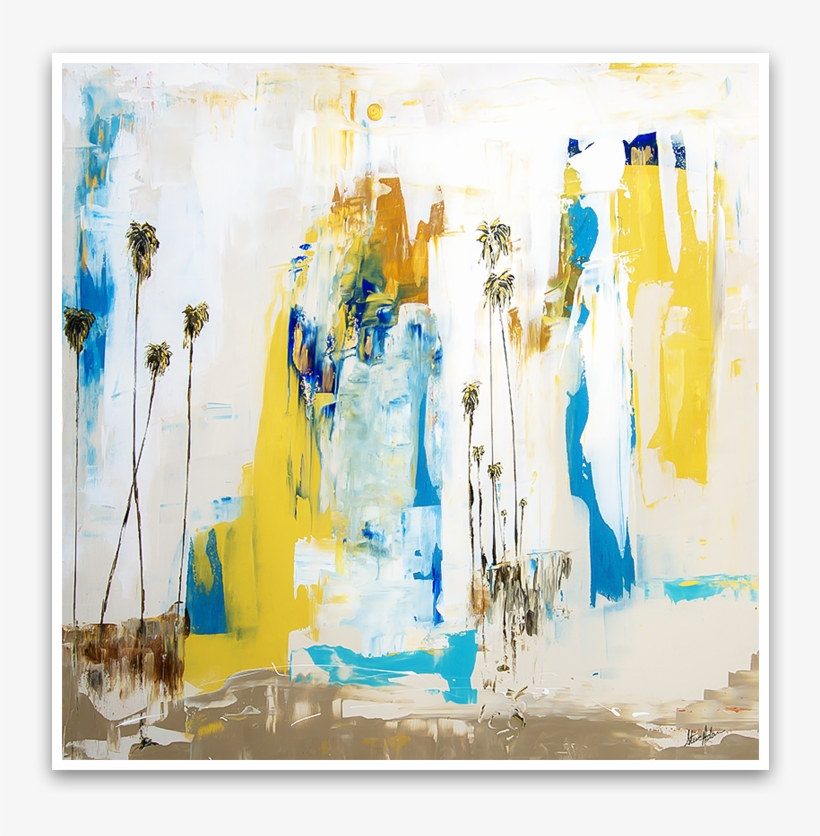 Coastal Abstract Impressionism - Art, transparent png #99247