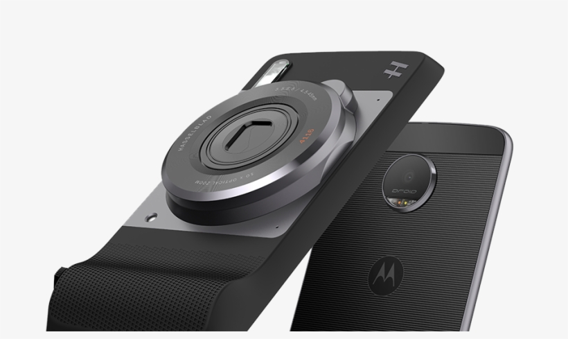 Lenovo Trolls Apple In Promotional Video For Moto Z, - Phone With Camera Attachment, transparent png #99312