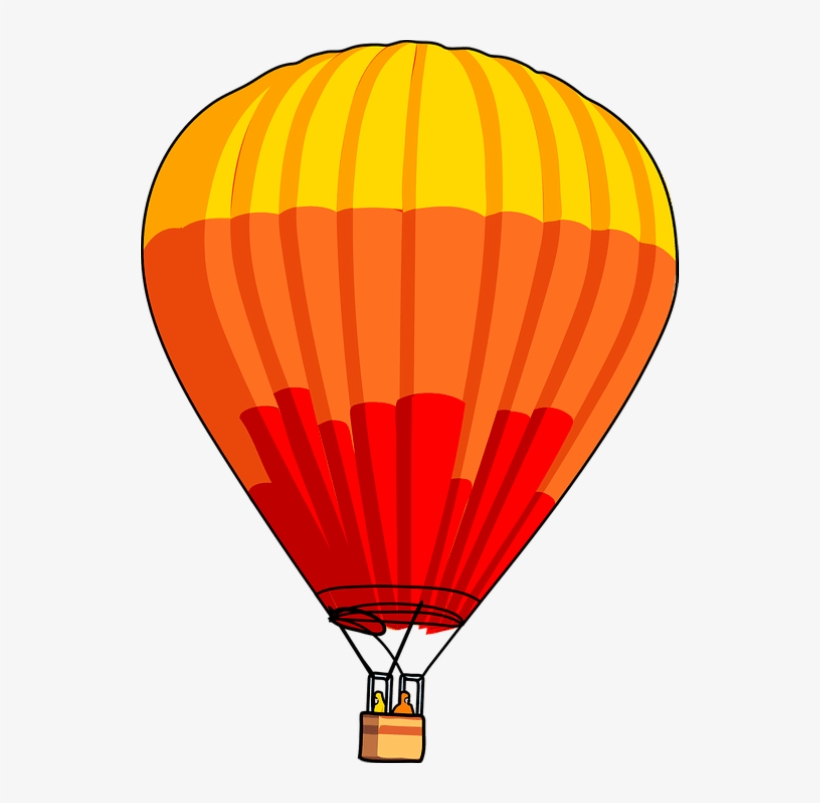 Free Vector Hot Air Balloon Clip Art - Clipart Hot Air Balloon, transparent png #99522