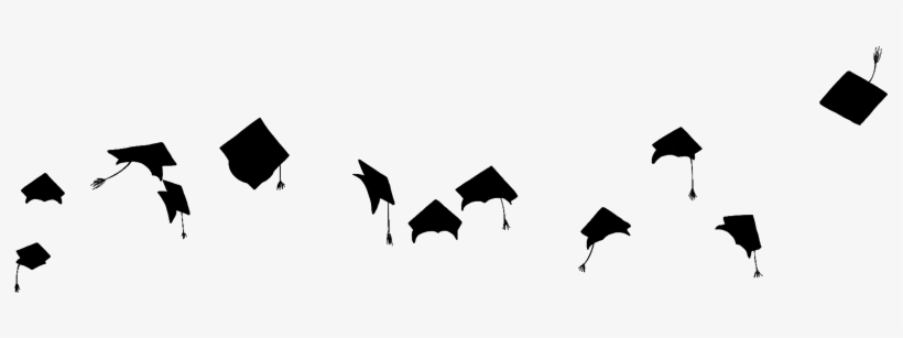 Report Abuse - Flying Graduation Hats Png, transparent png #99570