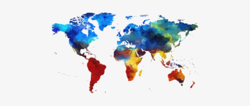 How To Manage Relations With International Voice-overs - Colorful Worldmap, transparent png #99571