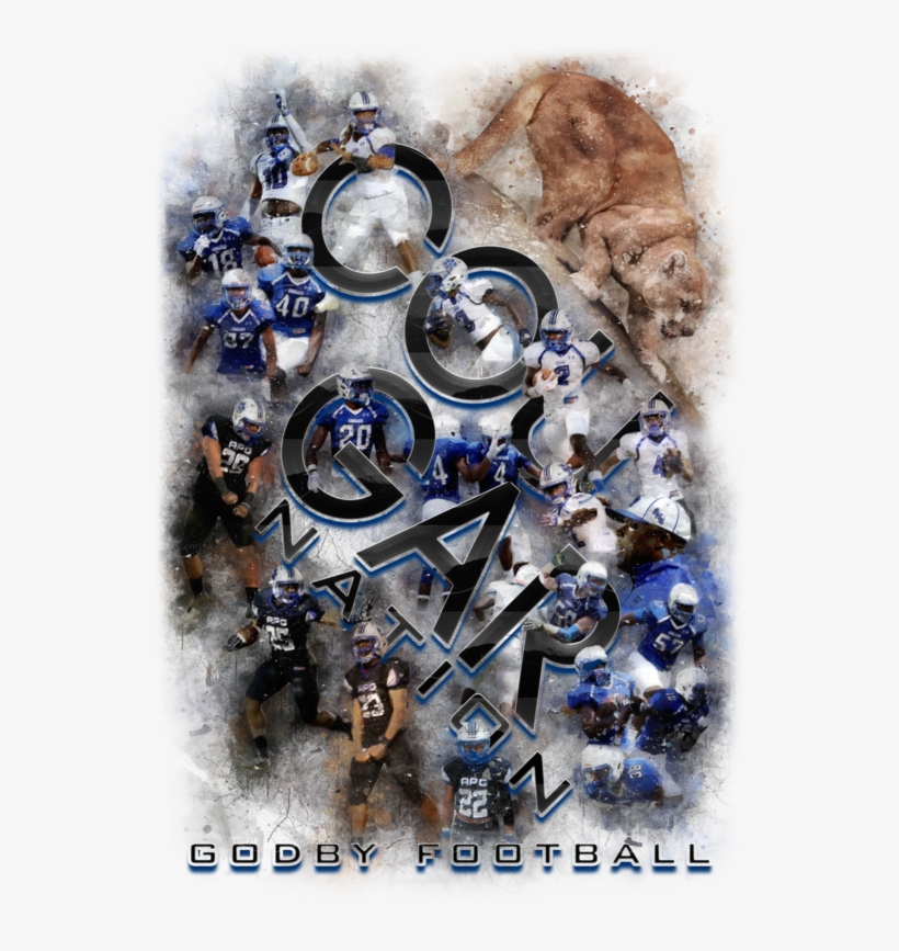 Cougar Nation Photo Shirt Godby High School Football - T-shirt, transparent png #99659