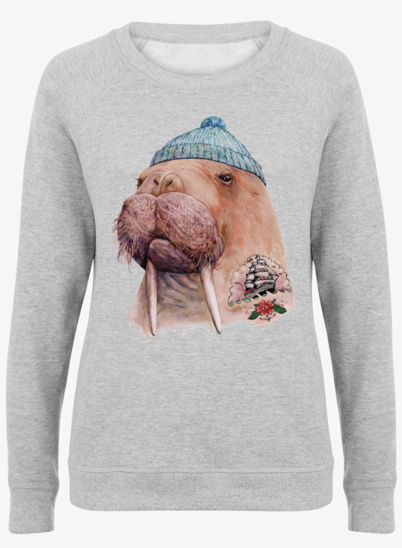 Tatooed Walrus As Men - Tattooed Walrus Art Print - Mini By Animal Crew, transparent png #99705