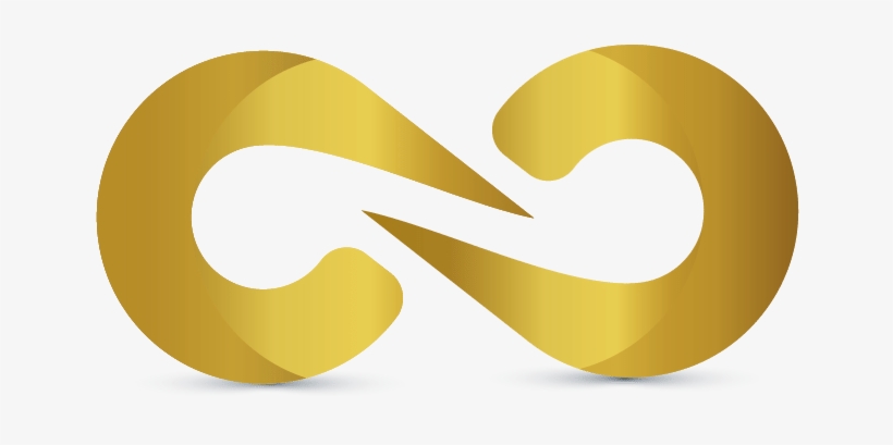 Infinity Symbol Png - Gold Infinity Logo Png, transparent png #99800