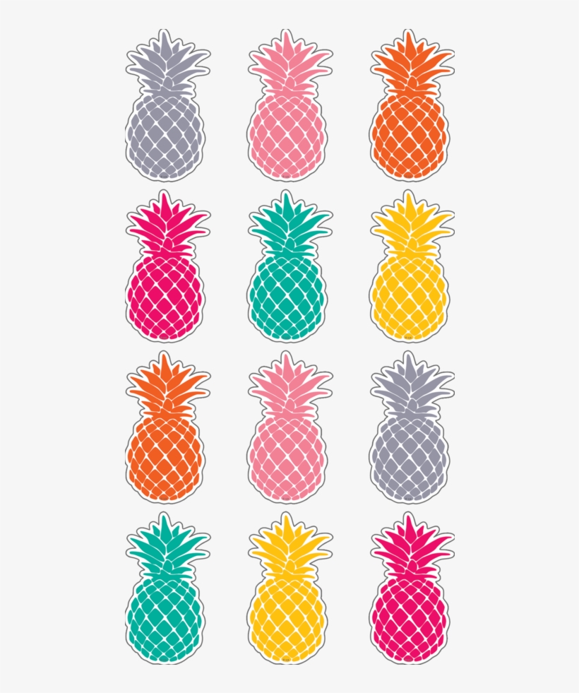 Tcr5862 Tropical Punch Pineapples Mini Accents Image - Tropical Punch Pineapple, transparent png #900491