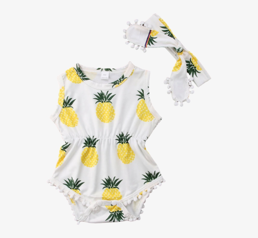Pineapple Tassel Set By Elsewhereshop - Romper Suit, transparent png #900644