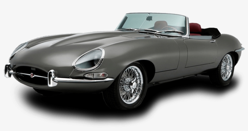 Grey E Type Jaguar - Primer Jaguar, transparent png #900964