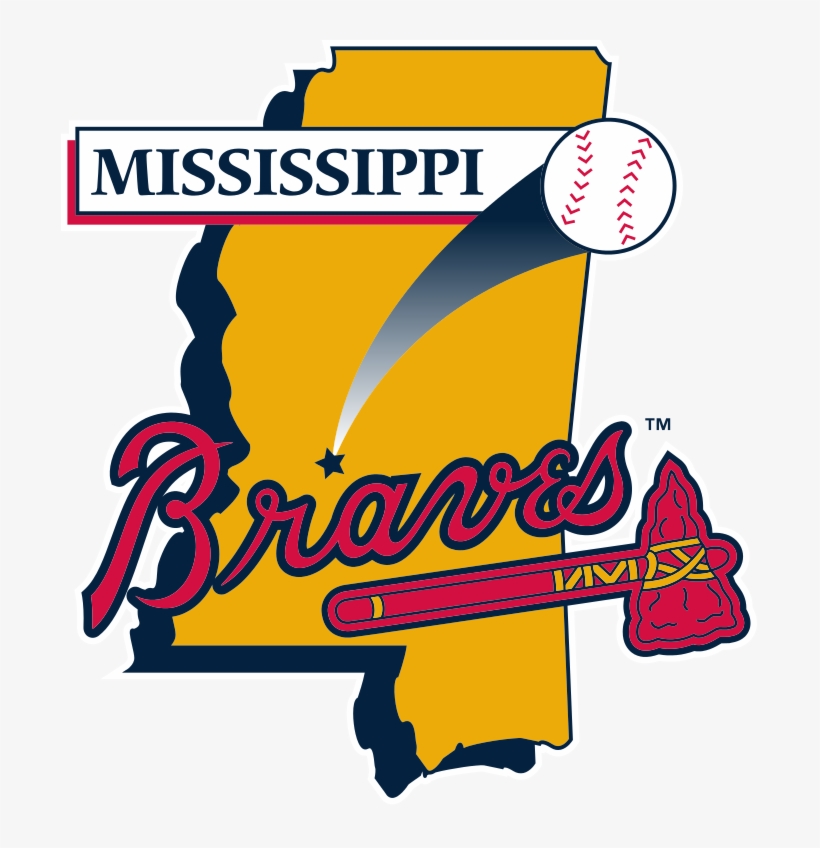 Mississippi Braves Logo, transparent png #901327