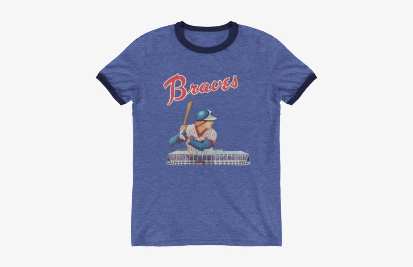 Retro Atlanta Braves Tee - Shotgunwillies Conway T Shirt On An Amazing Heather, transparent png #901638