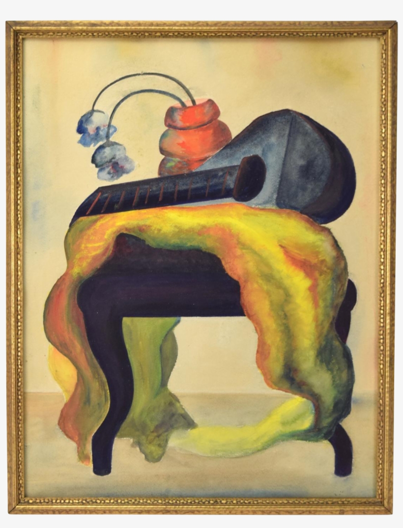 1944 Surrealist Abstract Gouache Painting Still Life - Picture Frame, transparent png #902118