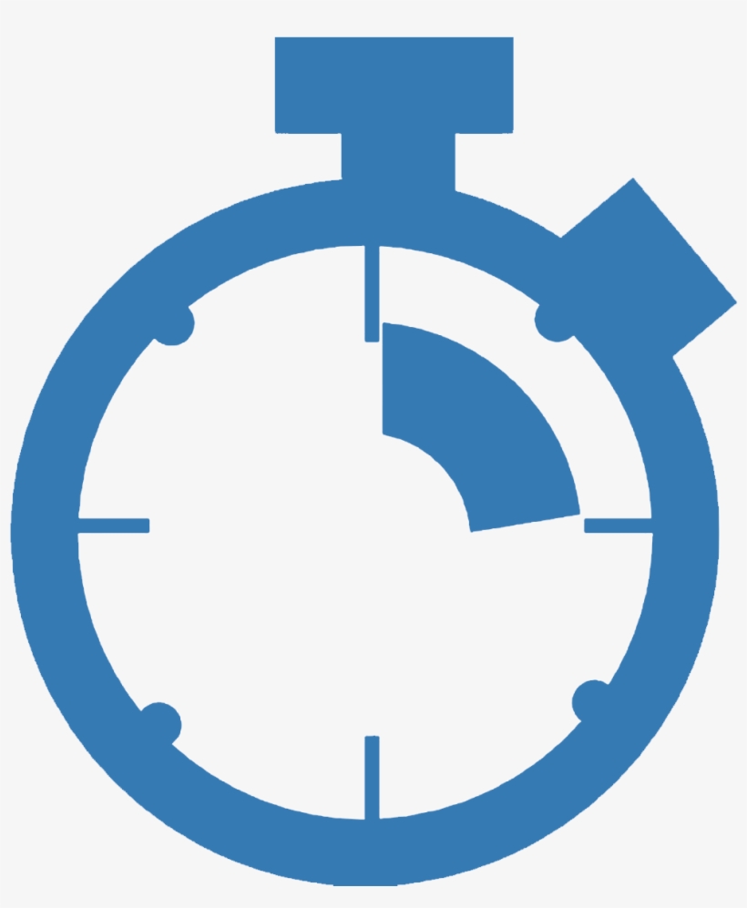 Stopwatch Png Blue, transparent png #902197