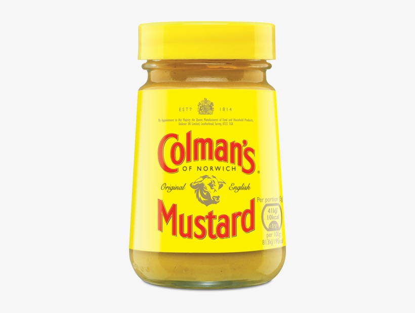 Colman's Original English Mustard 100g, transparent png #902516