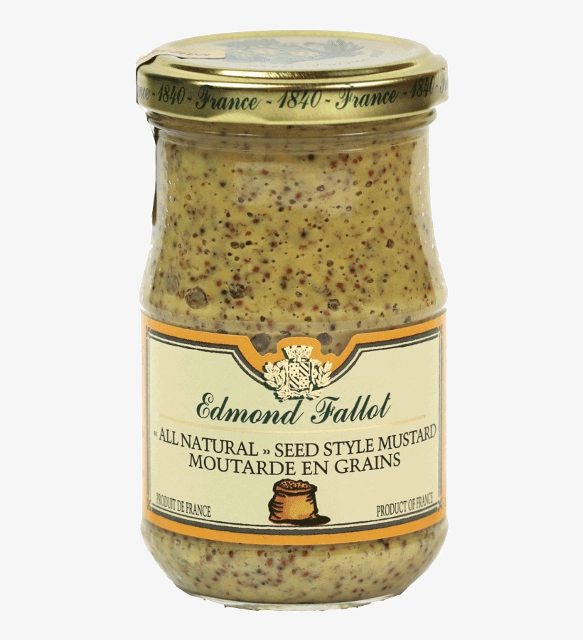 Edmond Fallot Gourmet Mustard - Edmond Fallot Dijon Mustard With Blackcurrant - 7.4, transparent png #902913