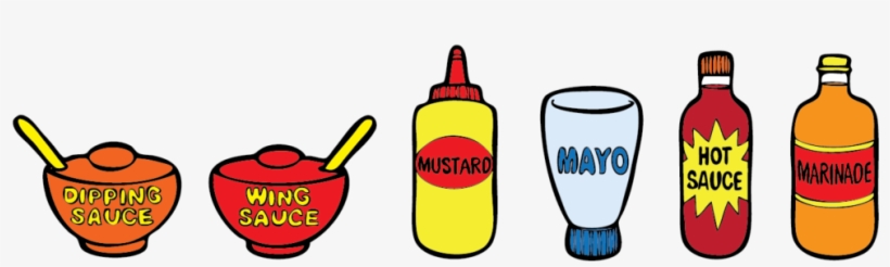 Vector Library Stock Ketchup Mustard Clipart - Ketchup Mustard Mayo Hot Sauce, transparent png #903178