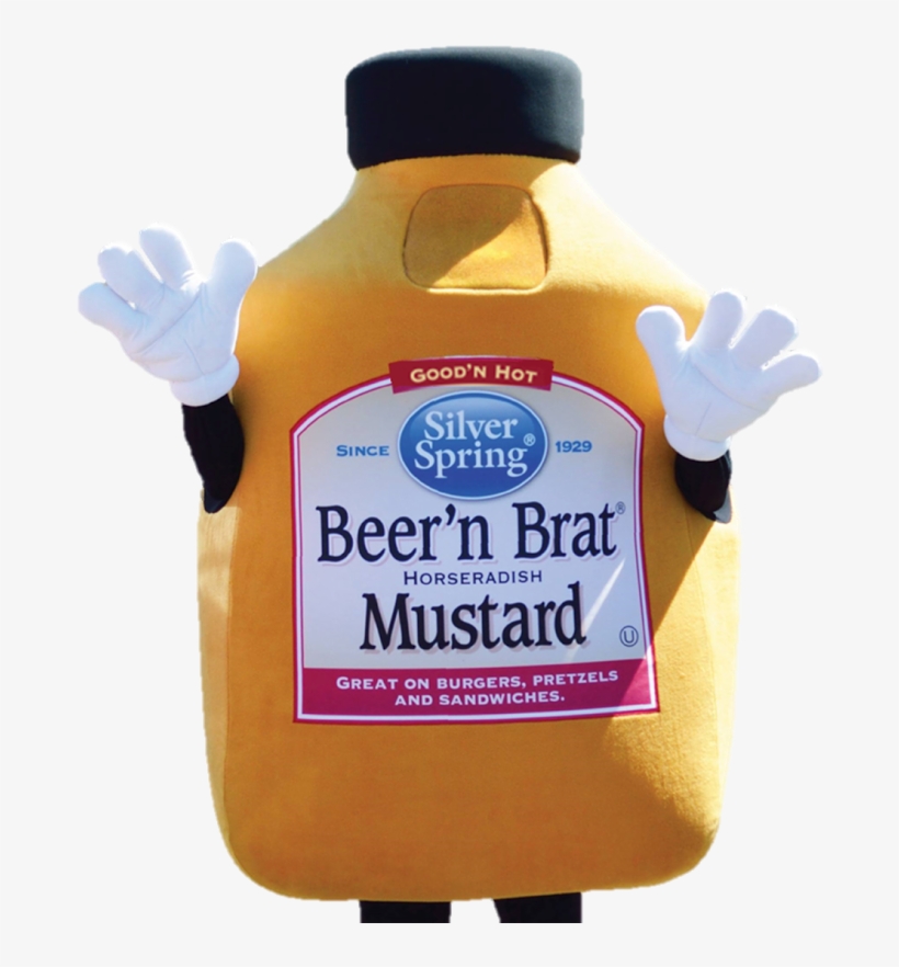 Colonel Mustard - Silver Spring Beer'n Brat Horseradish Mustard - 9.5, transparent png #903387