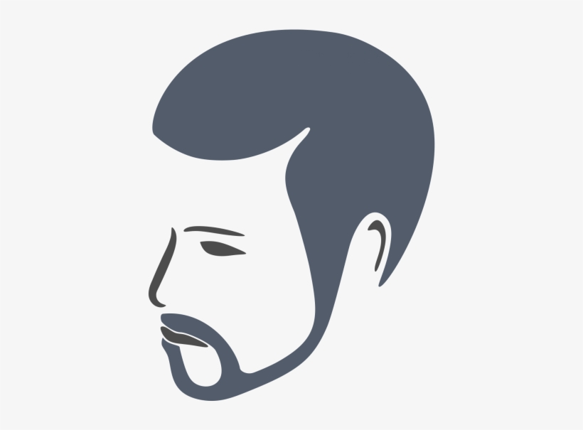 Bearded Man Face Logo - Man, transparent png #903515