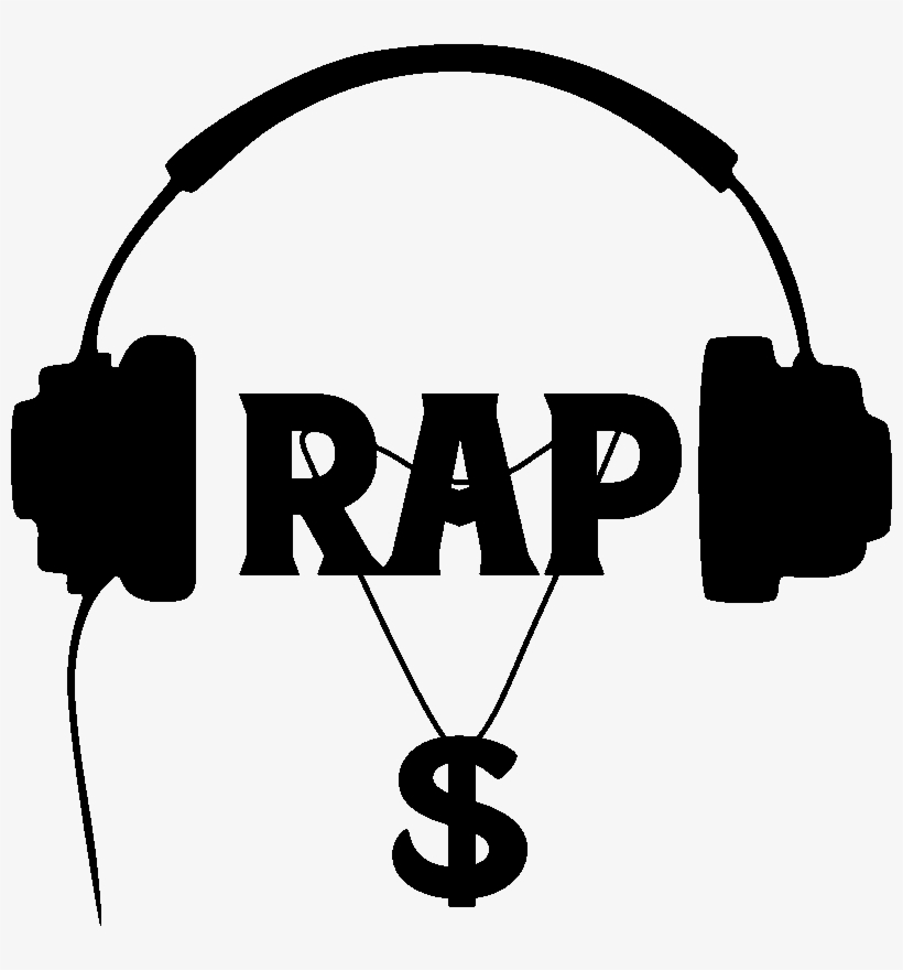 Sticker Musique Rap Et Casque De Music Ambiance Sticker - Musique Rap, transparent png #903609