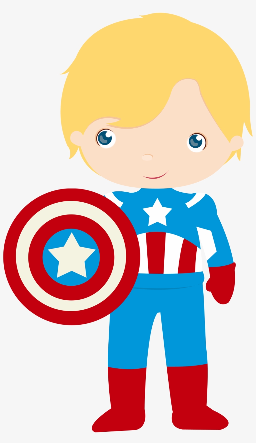 Result Image To Say Hello Minus Superhero - Capitao America Baby Em Png, transparent png #903632