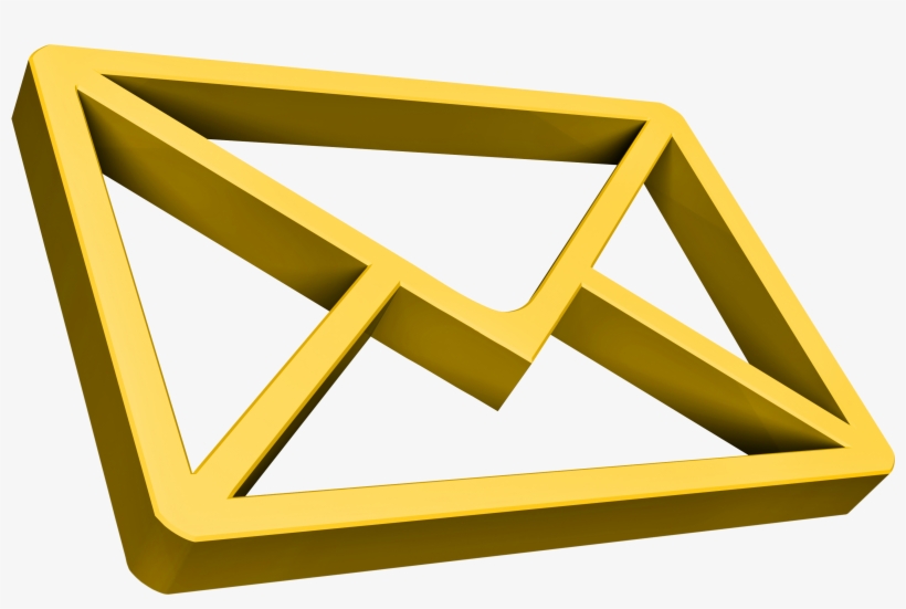 Gold Email Icon Dpc - Email Icons Gold, transparent png #903917