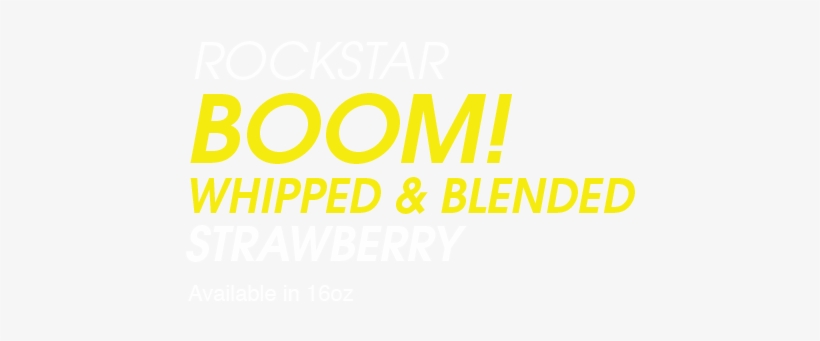 Strawberry Rockstar Boom Strawberry - Graphics, transparent png #904530