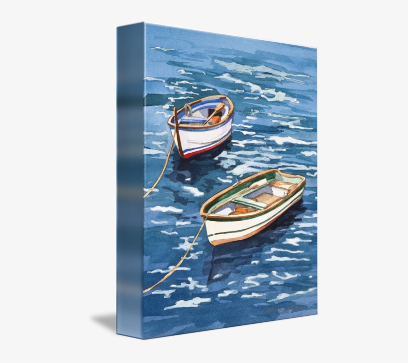 "vernazza Boats" By Bill Drysdale, Southern California - Gallery-wrapped Canvas Art Print 8 X 10 Entitled Vernazza, transparent png #904806