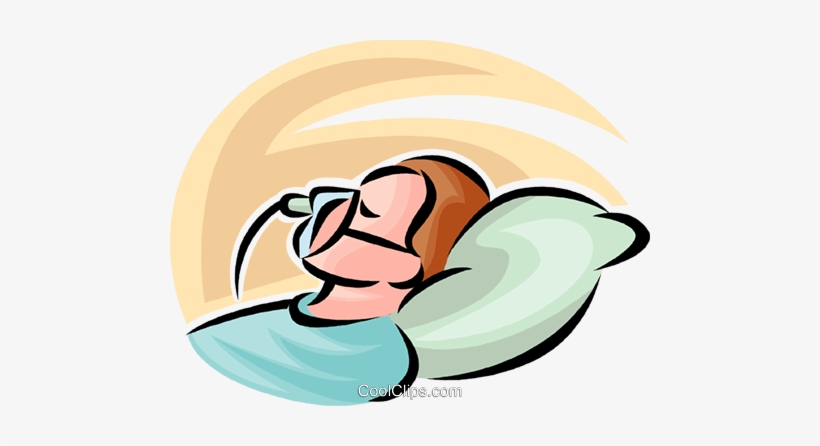 Hospital Patient Receiving Oxygen Royalty Free Vector - Patient On Oxygen Cartoon, transparent png #904985