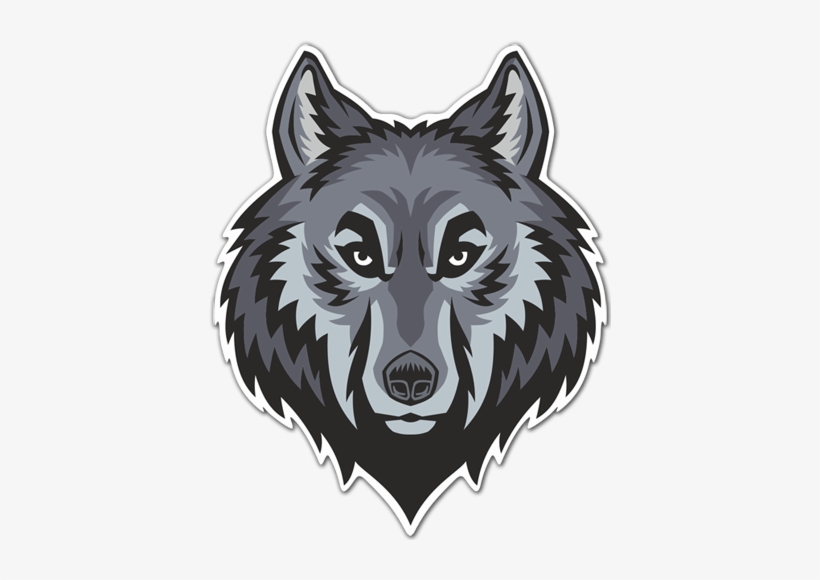 Cara De Lobo Png Decal Stickers Wolf Head Motorbike Boat (18 X 14,2