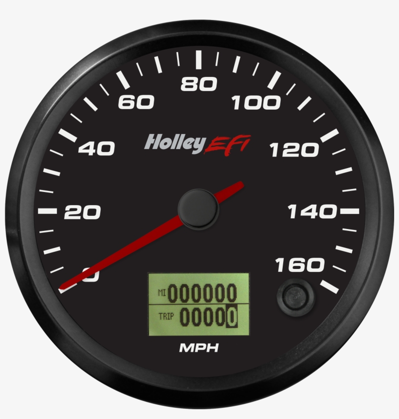 Speedometer Png - Holley 553-121 4-1/2" Efi Gps Black Speedometer, transparent png #905565
