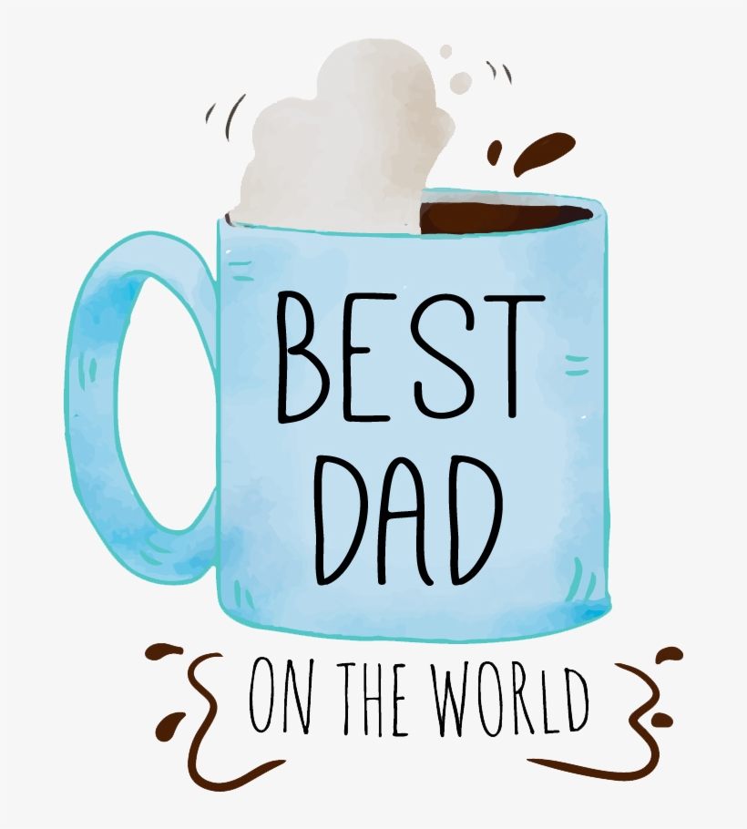 Best Dad Png Image - Happy Fathers Day Beach Towel, transparent png #905596
