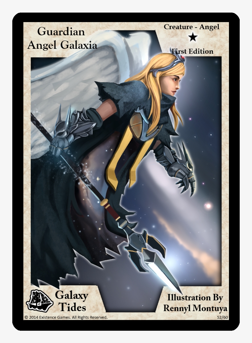 Guardian Angel Galaxia Exodus Card - Exodus Card Game, transparent png #905618