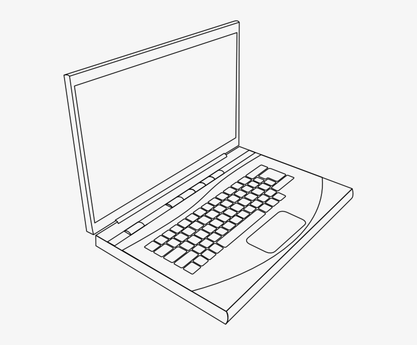Laptop Drawing Png - Laptop Art, transparent png #905644