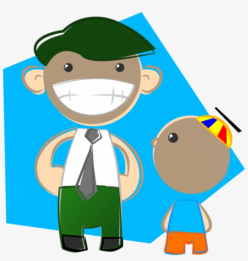 This Free Icons Png Design Of Dad And Son, transparent png #905787