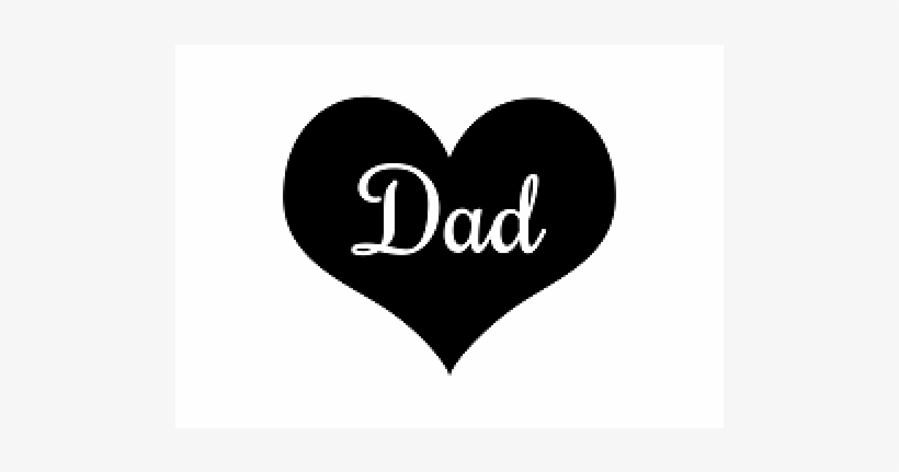 Dad In Heart Bookami® Silhouette Book Folding On Bookami® - Dad With A Heart Png, transparent png #905839